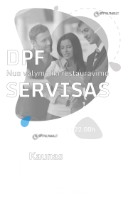 dpf filtrai adblue valymas kaune vilniuje klaipedoje